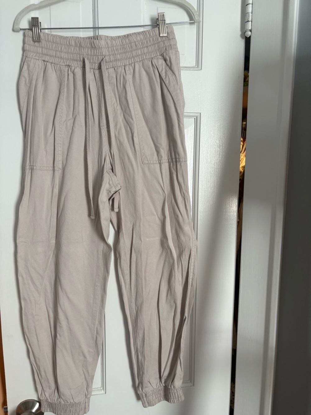 a new day Light Taupe Drawstring Jogger Pants